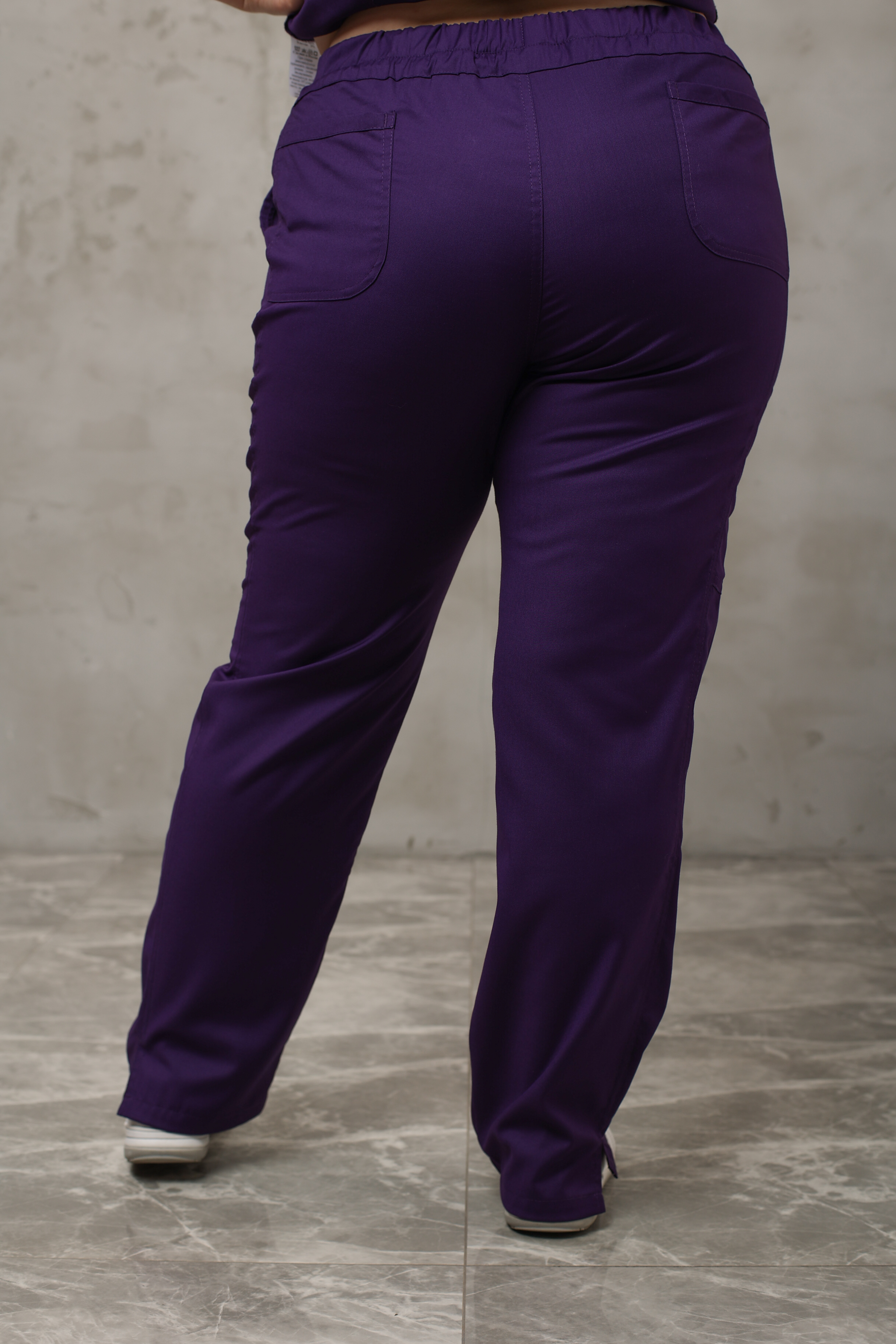 Брюки медицинские женские AP180-1Б Тевия (Слива 613, Без отделки), 