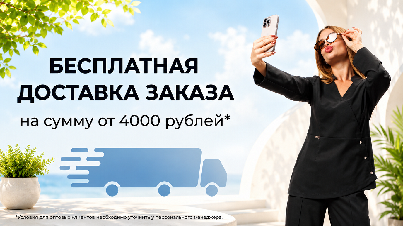 бесплатная доставка от 4 тр