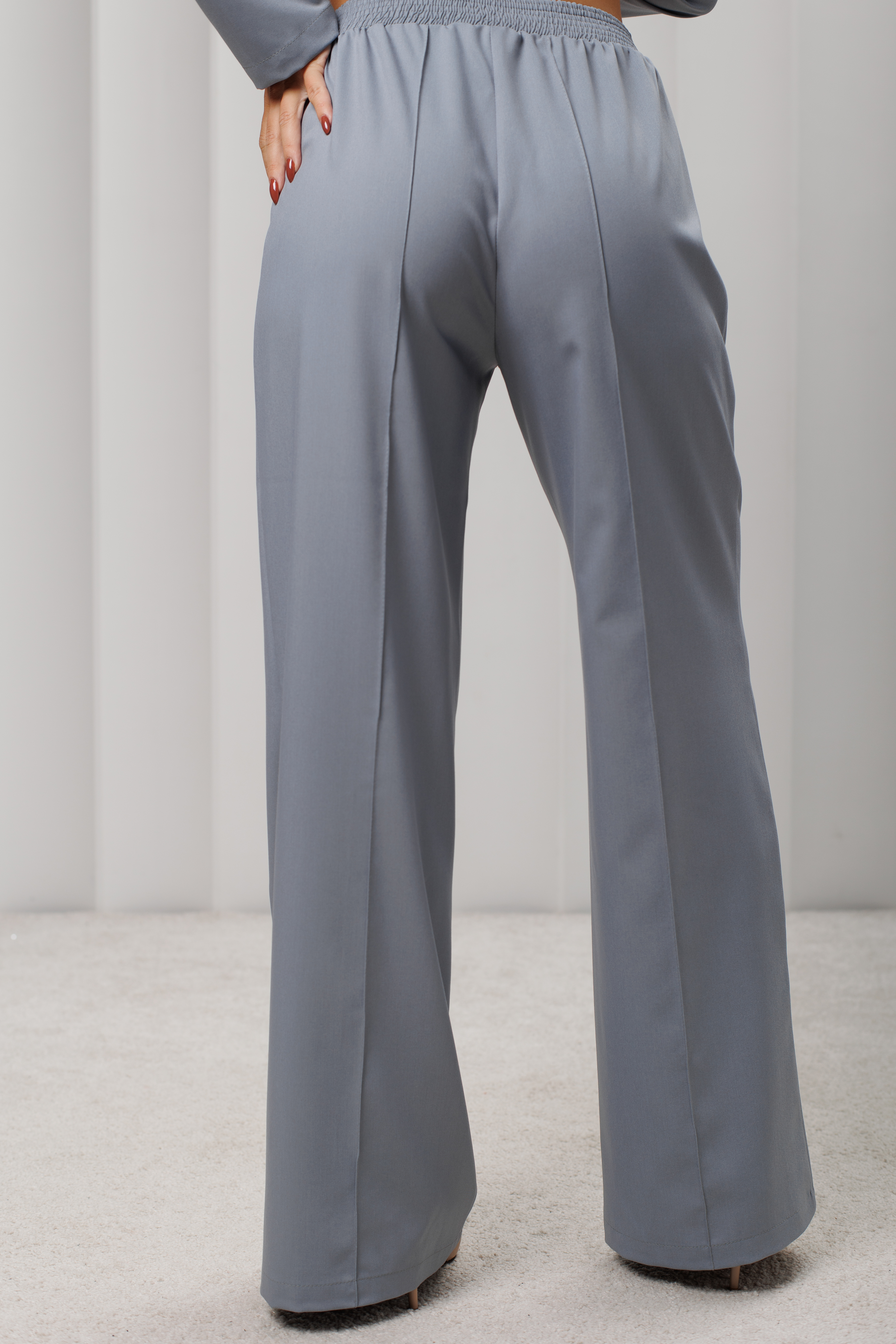 Брюки медицинские женские AP531 Дольче (Серый 159, Без отделки), 52% вискоза, 45% полиэстер, 3% эластан