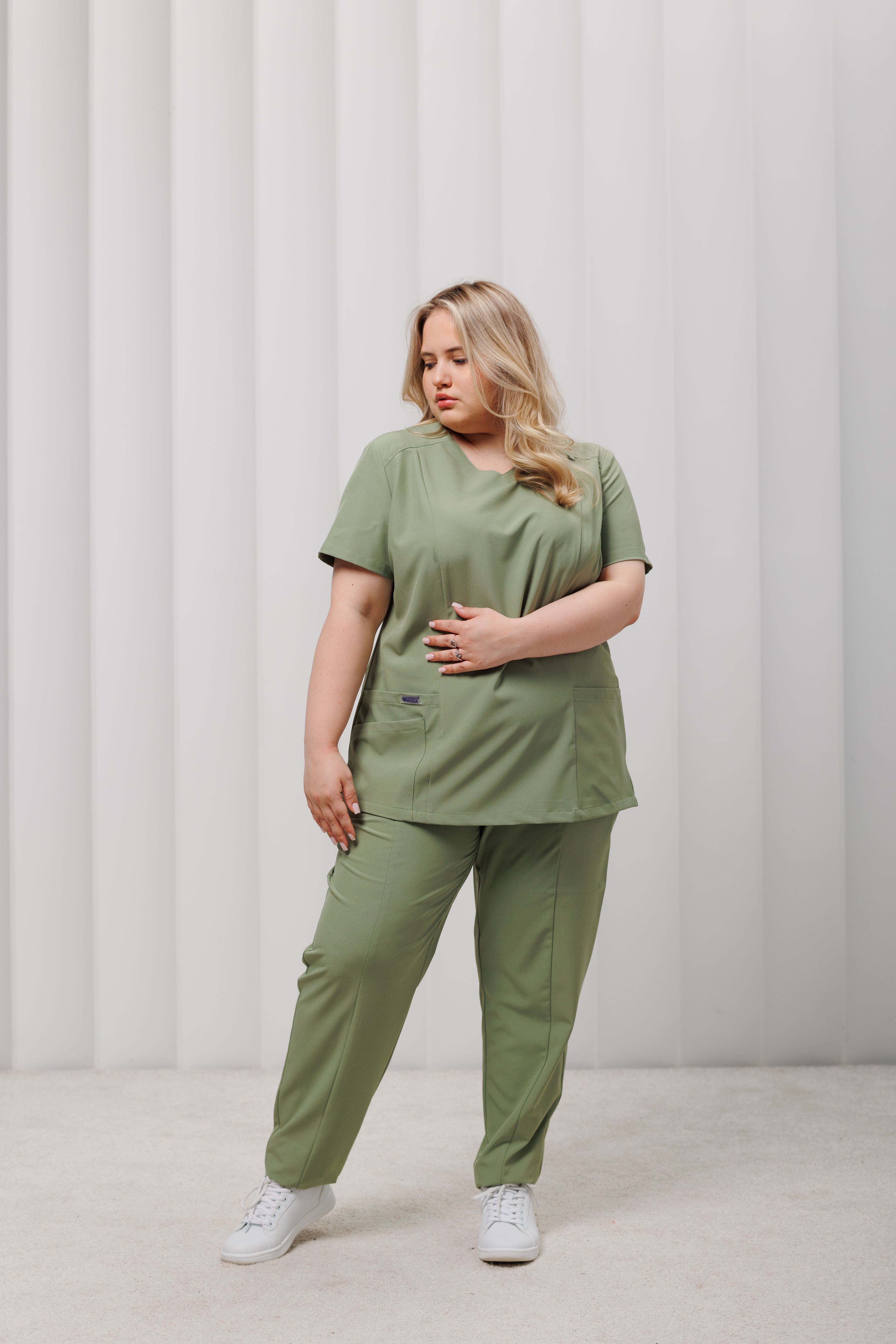 Куртка медицинская женская AP845Б Кампари (Клевер, Без отделки), 94% полиэстер, 6% спандэкс