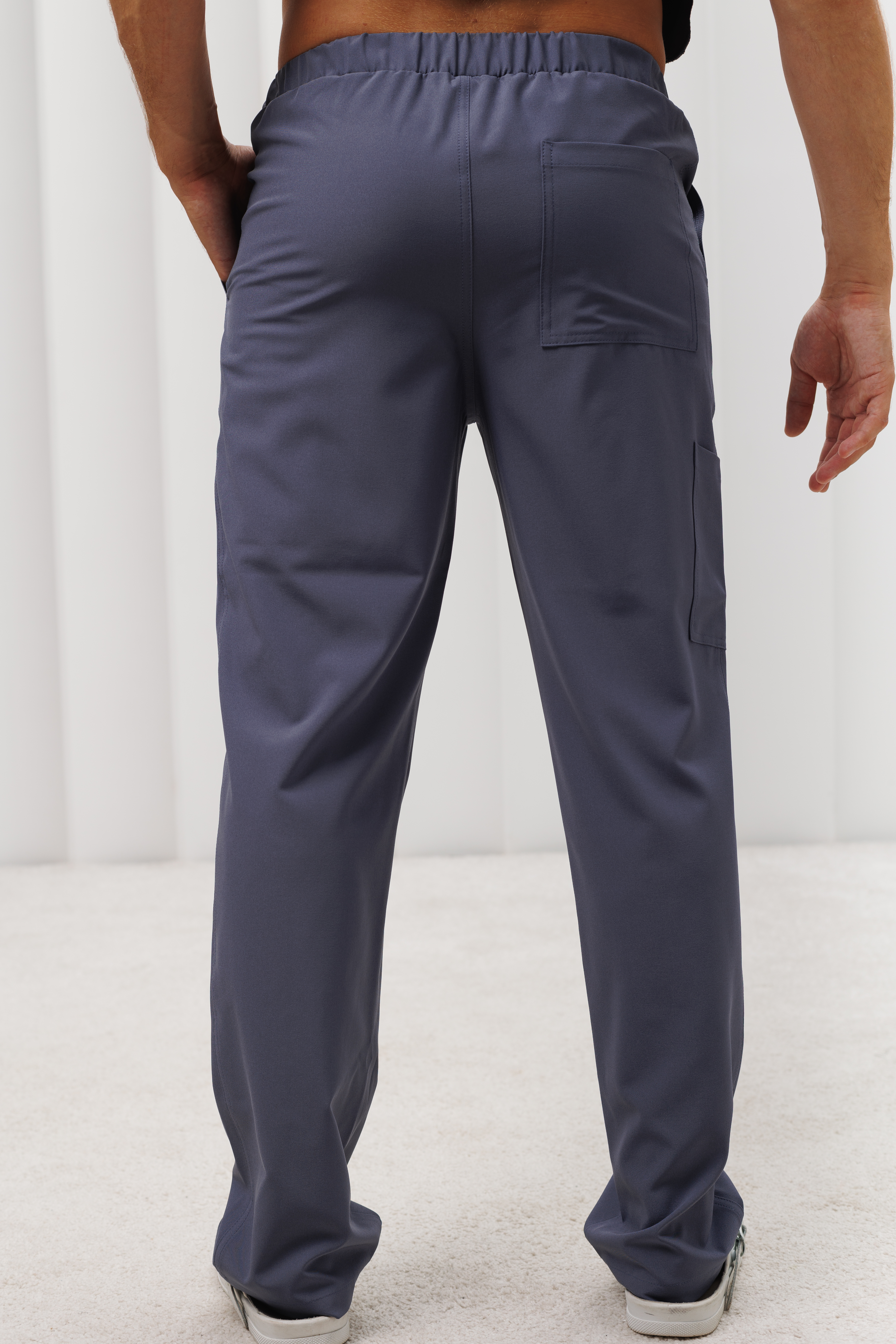 Медицинские брюки мужские CP184 Кампари (Маренго, Без отделки), 94% полиэстер, 6% спандэкс