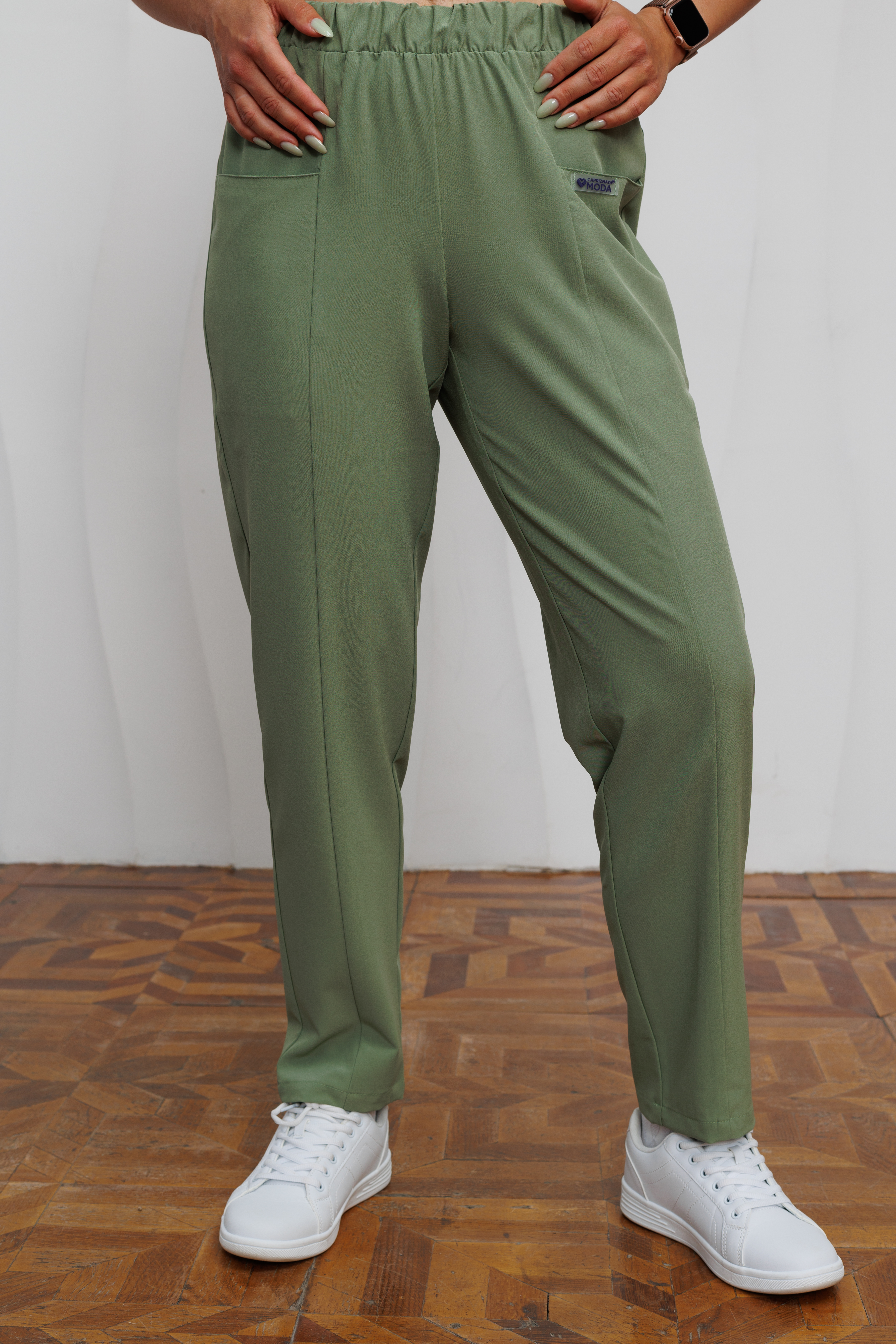 Брюки медицинские женские AP848 Кампари (Клевер, Без отделки), 94% полиэстер, 6% спандэкс