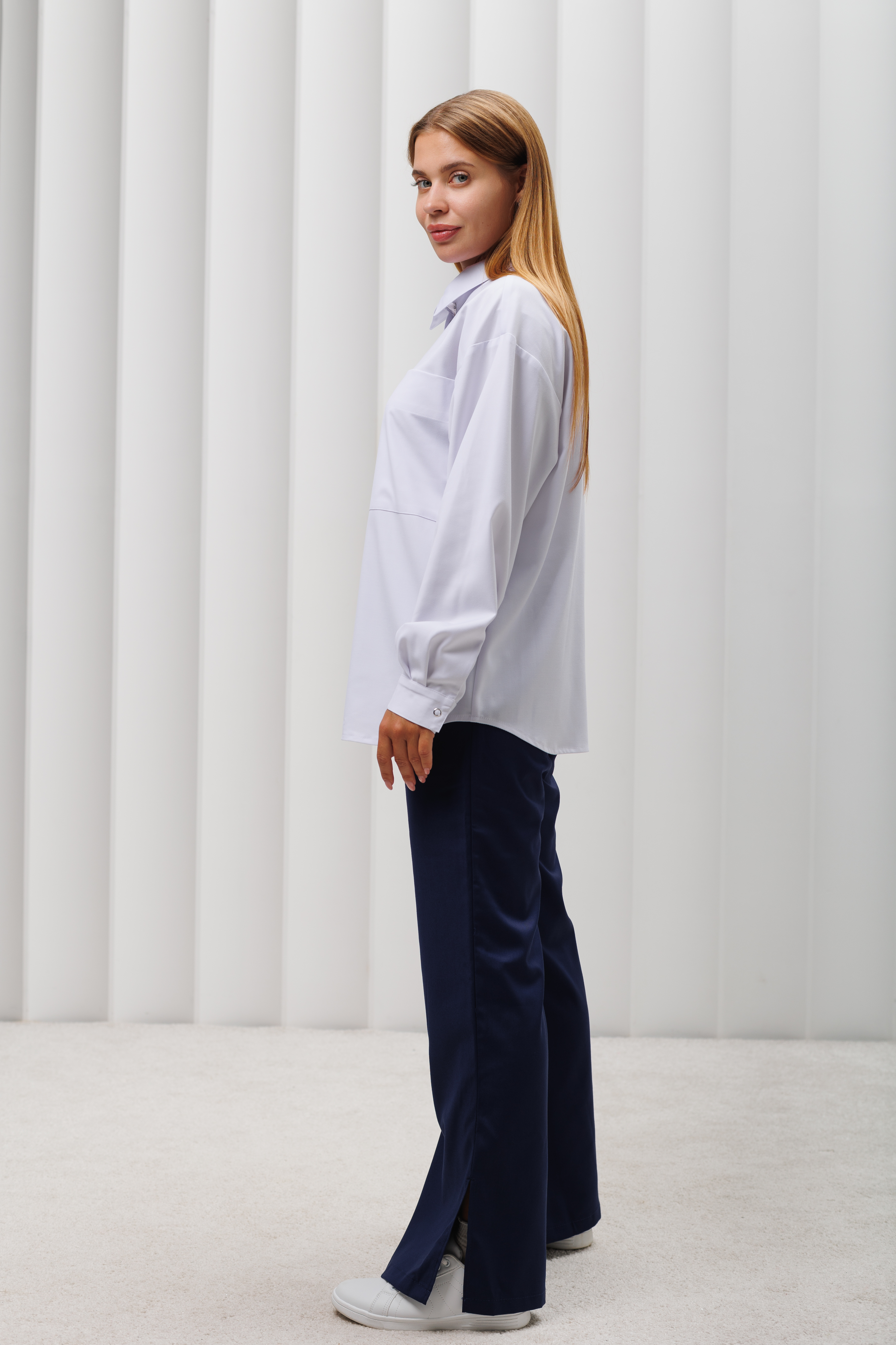 Куртка медицинская женская А550 А Тевия (Белый 0, Без отделки), 65% полиэстер, 32% вискоза, 3% спандекс