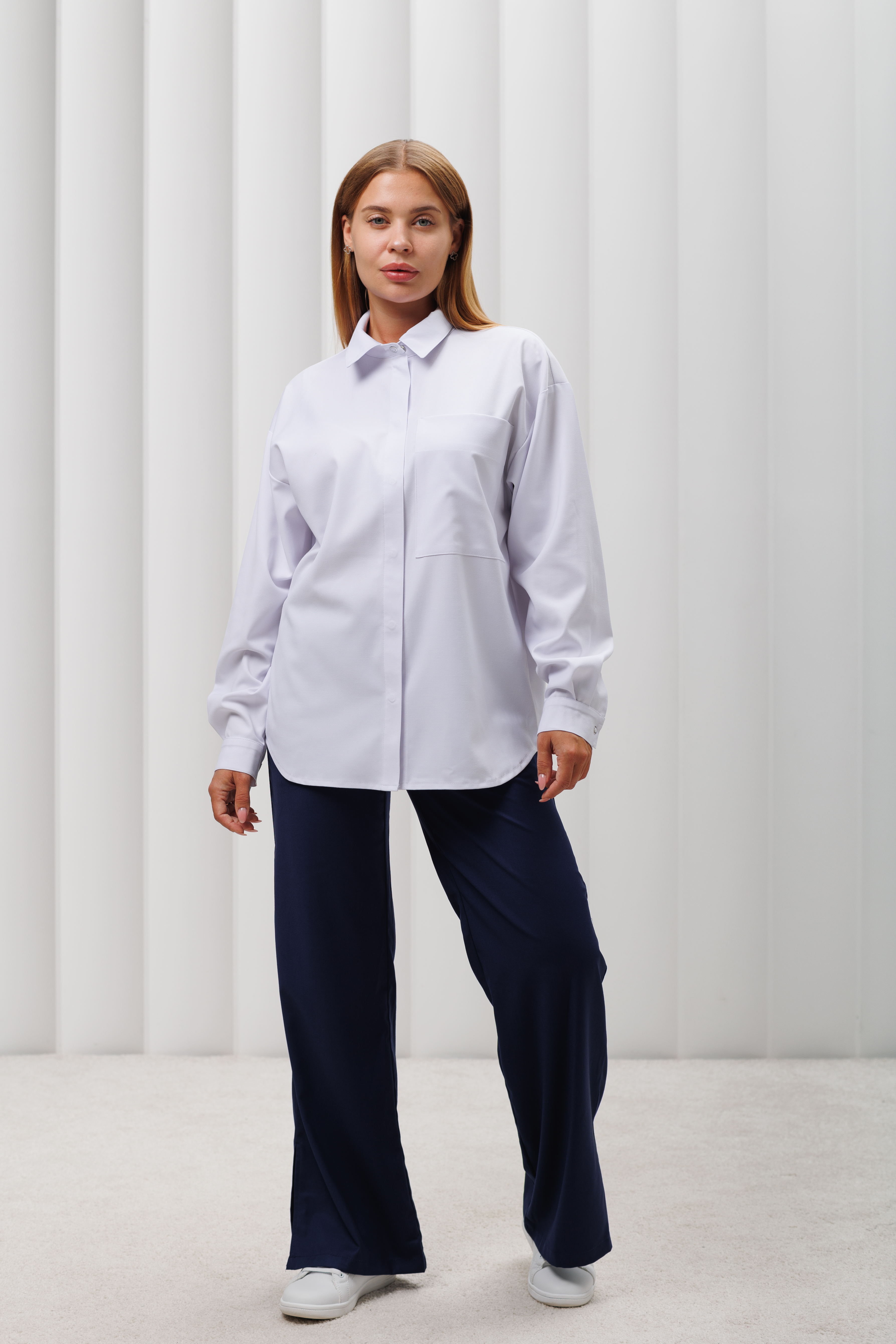 Куртка медицинская женская А550 А Тевия (Белый 0, Без отделки), 65% полиэстер, 32% вискоза, 3% спандекс