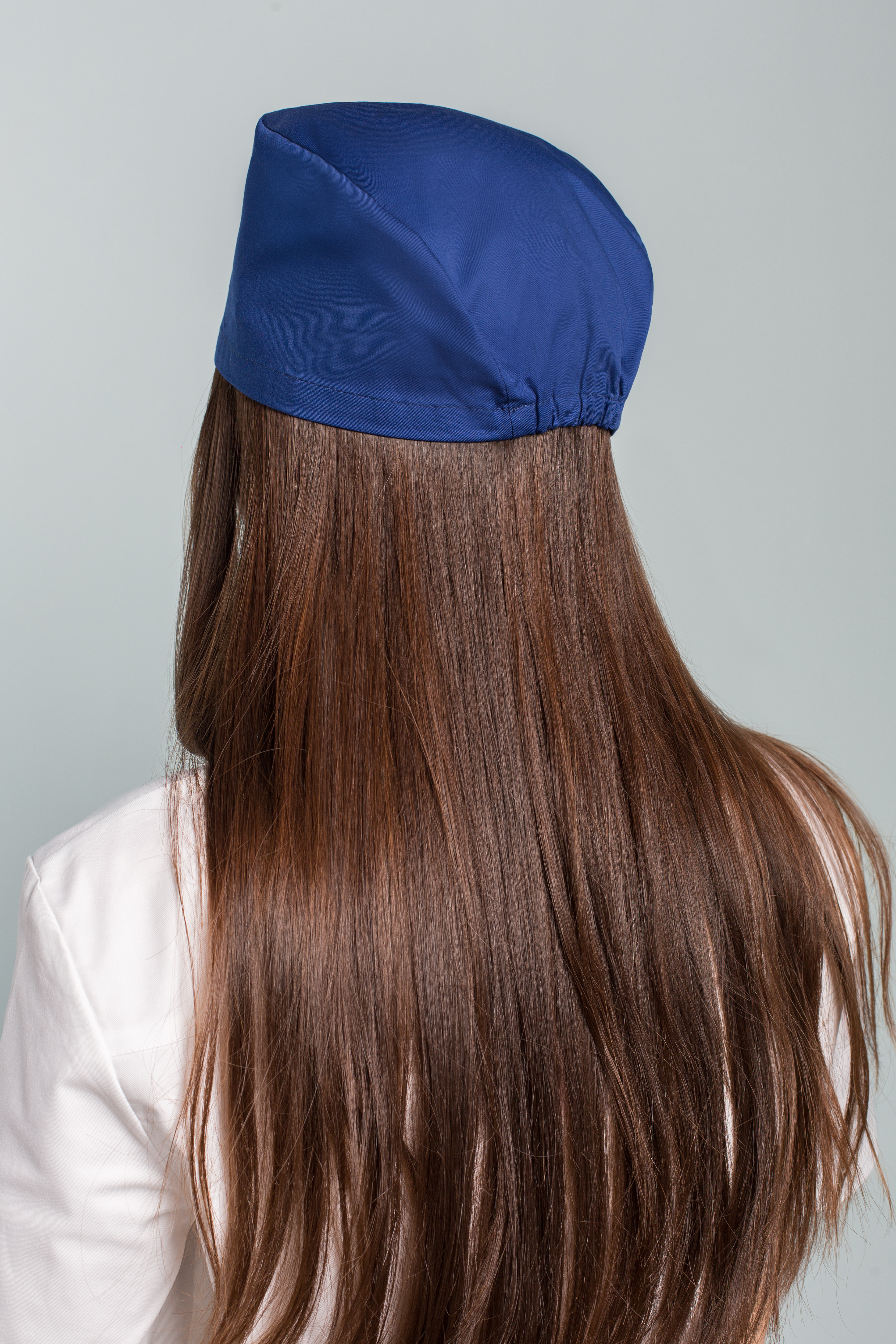 Колпак медицинский на резинке A929 Экстра (Темно-синий 521, Без отделки), 55% хлопок, 42% полиэстер, 3% эластан