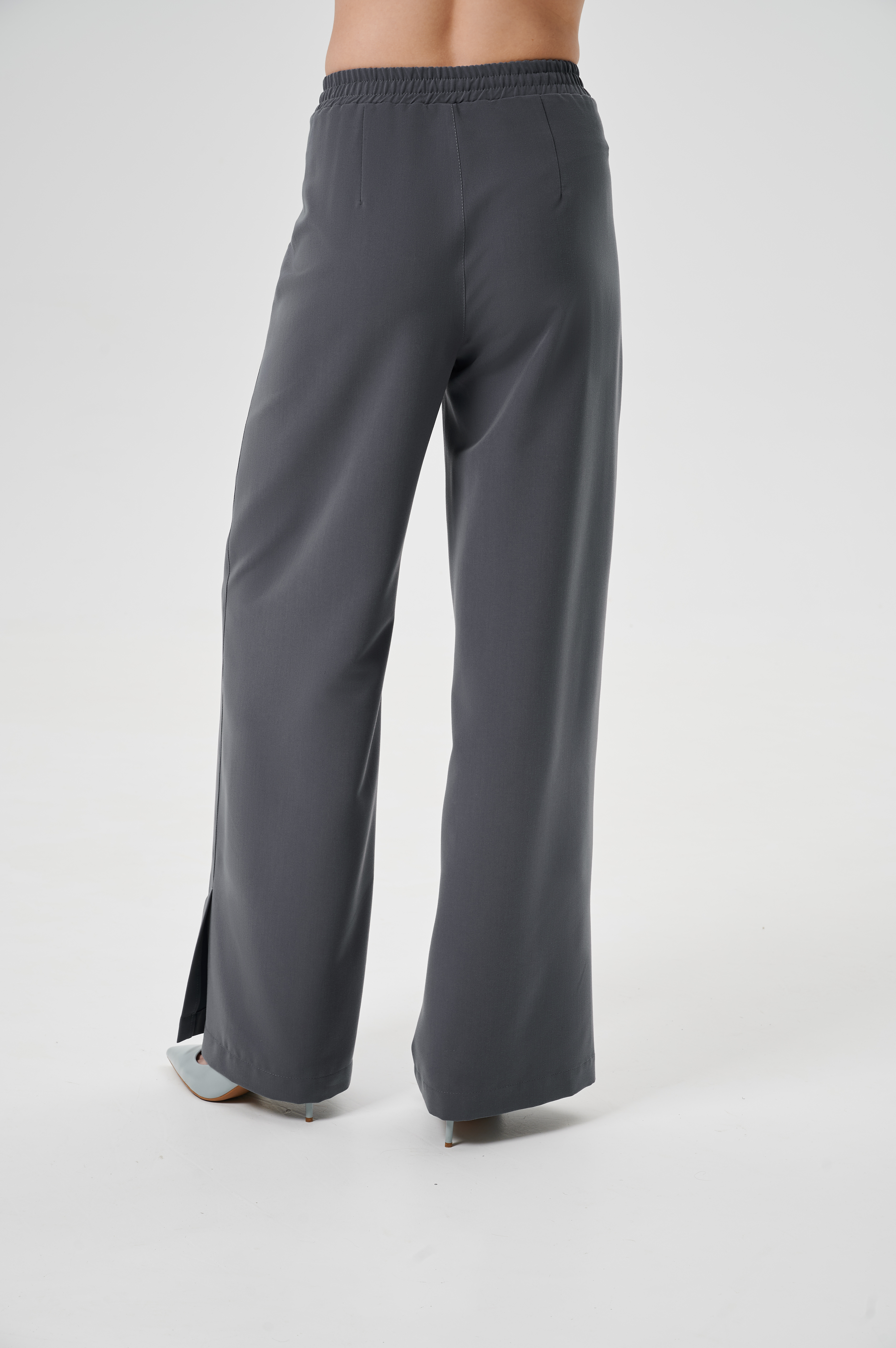 Брюки медицинские женские WD603 Бланш (Ледяной серый 045, Без отделки), 66%ПЭ 30%вискоза 4%спандекс