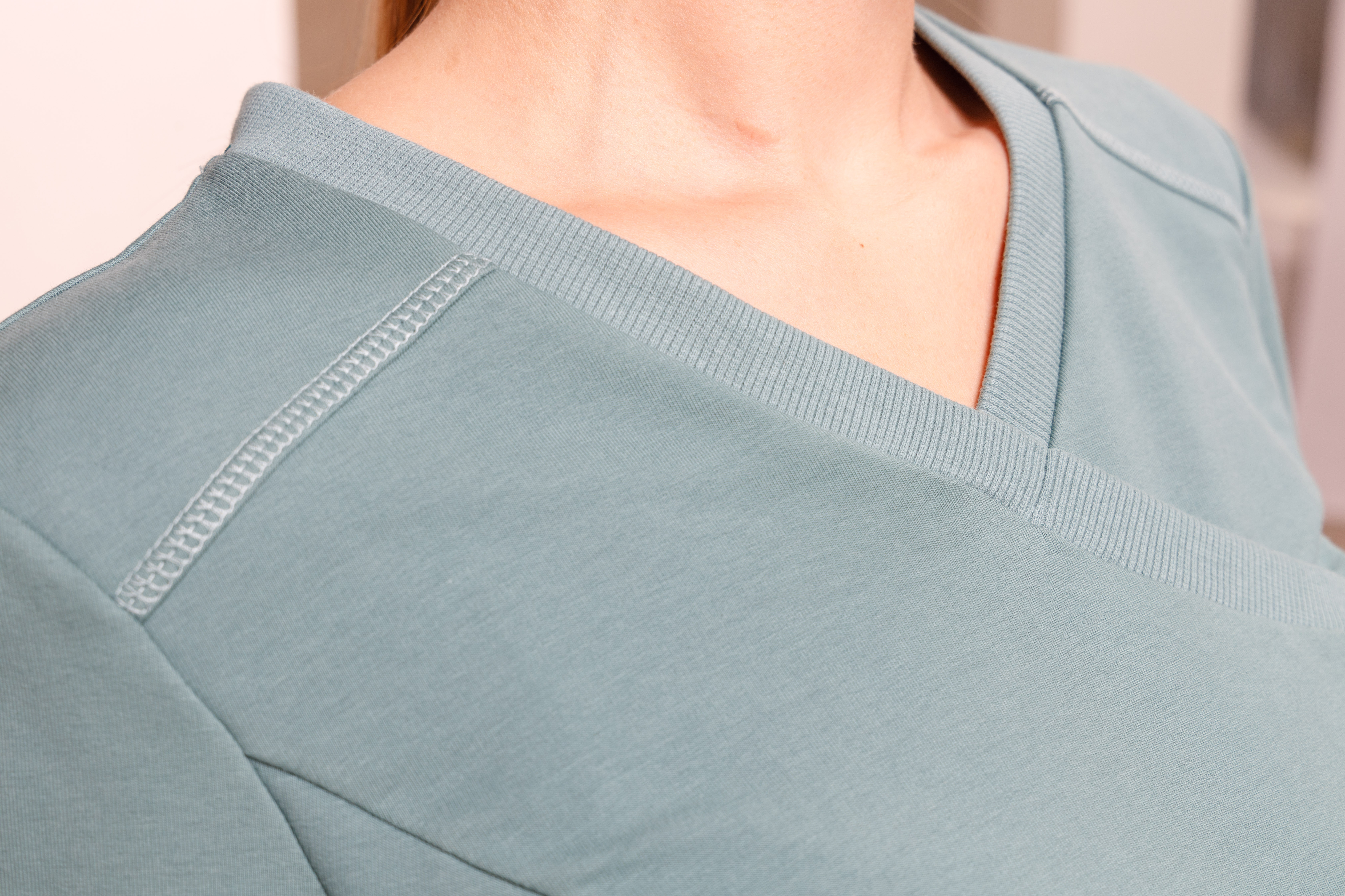 Блуза медицинская женская PL904 Футер Пенье (Доллар 21, Без отделки), 70% хлопок, 24% полиэстер, 6% лайкра