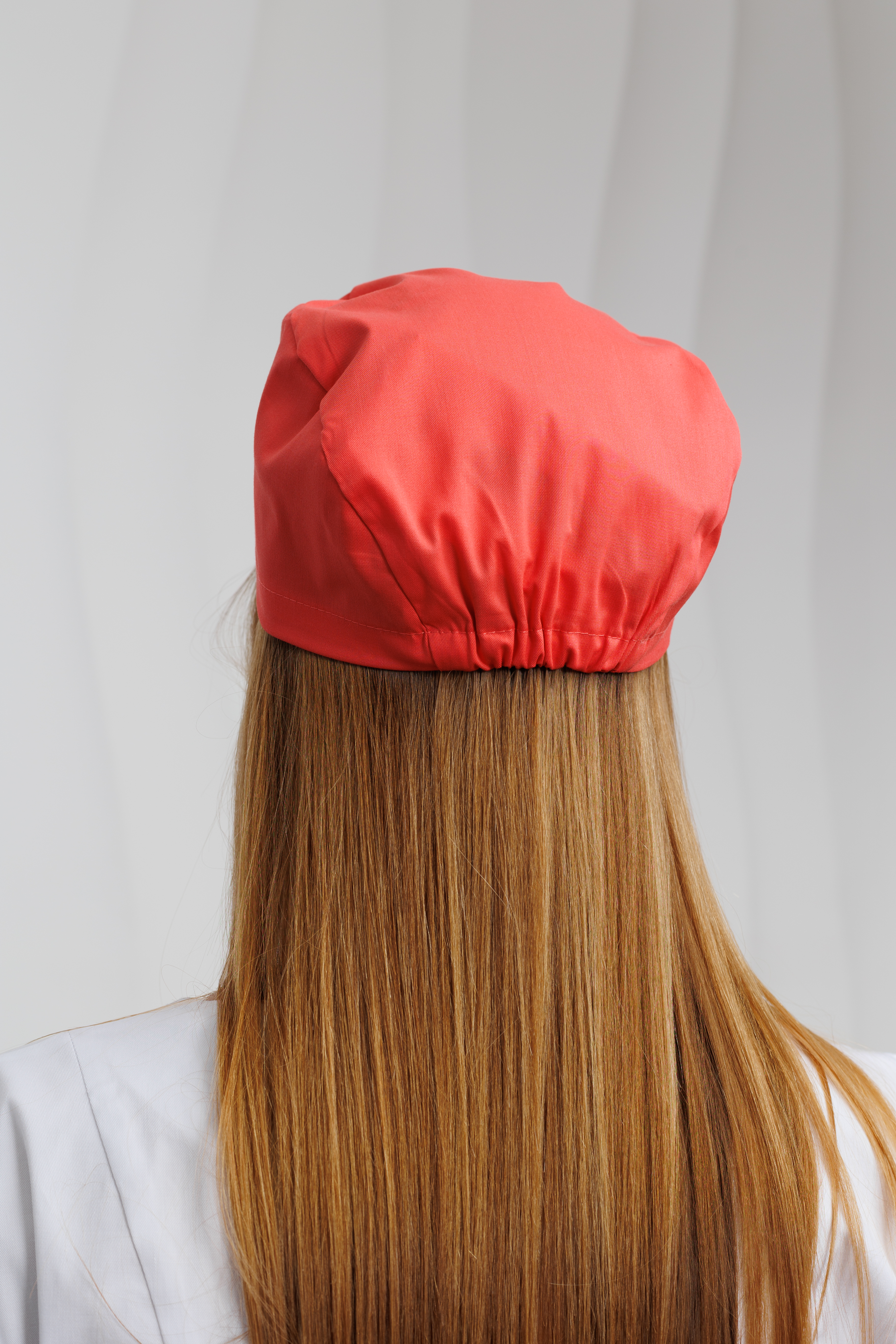 Колпак медицинский на резинке A929 Экстра (Коралл 727, Без отделки), 55% хлопок, 42% полиэстер, 3% эластан