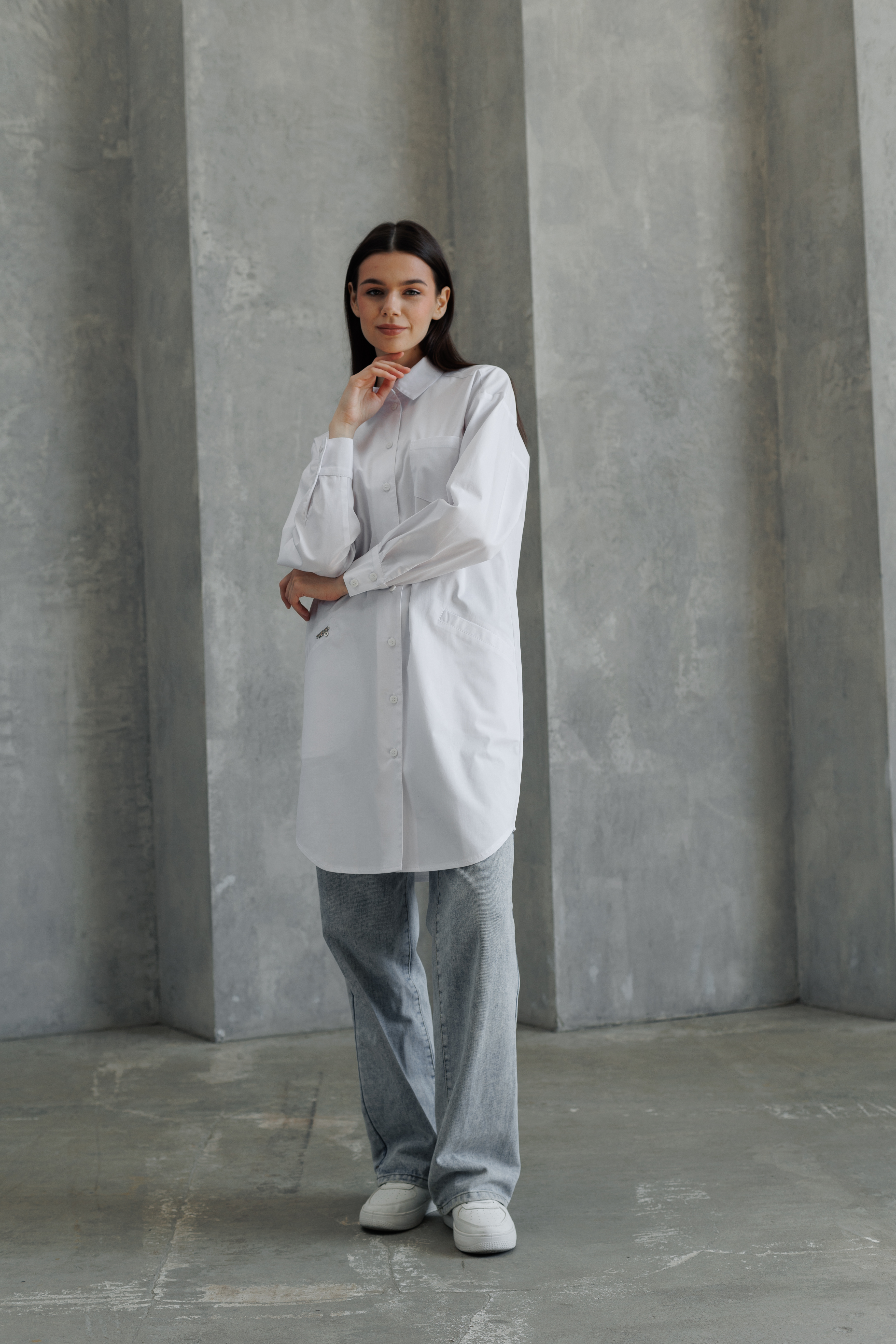 Халат медицинский женский A917 А Экстра (Белый, Без отделки), 55% хлопок, 42% полиэстер, 3% эластан