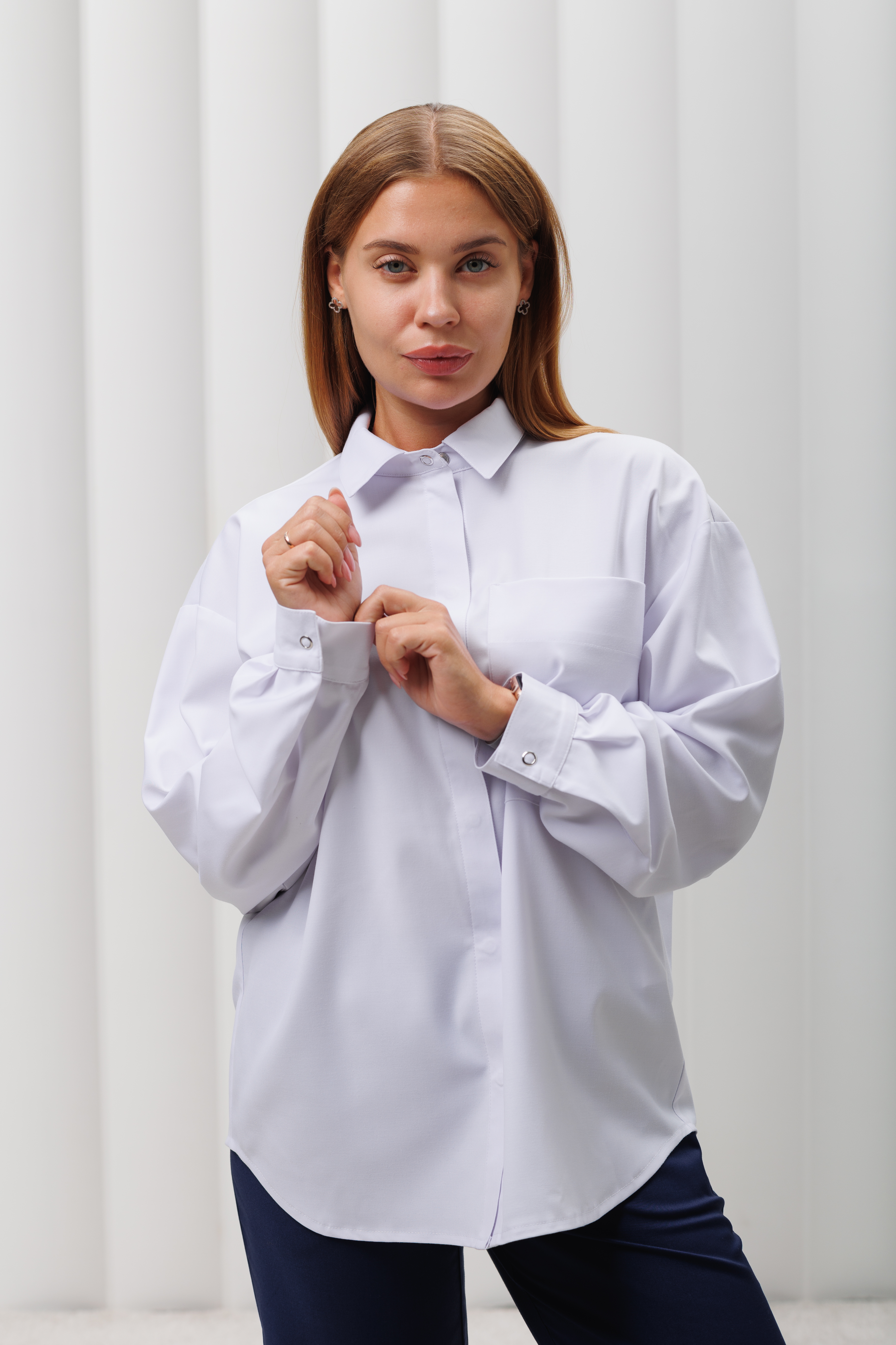 Куртка медицинская женская А550 А Тевия (Белый 0, Без отделки), 65% полиэстер, 32% вискоза, 3% спандекс