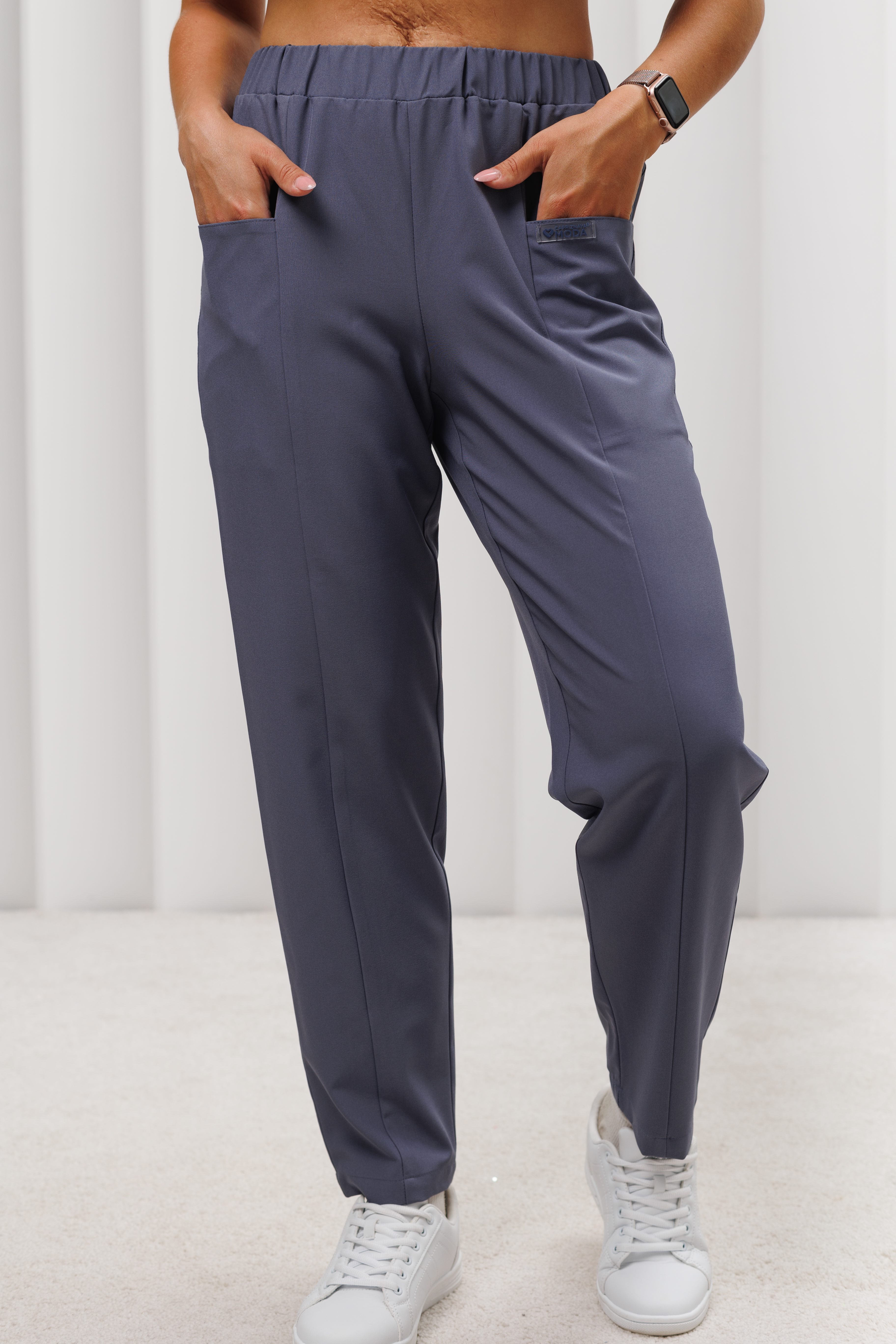 Брюки медицинские женские AP848 Кампари (Маренго, Без отделки), 94% полиэстер, 6% спандэкс