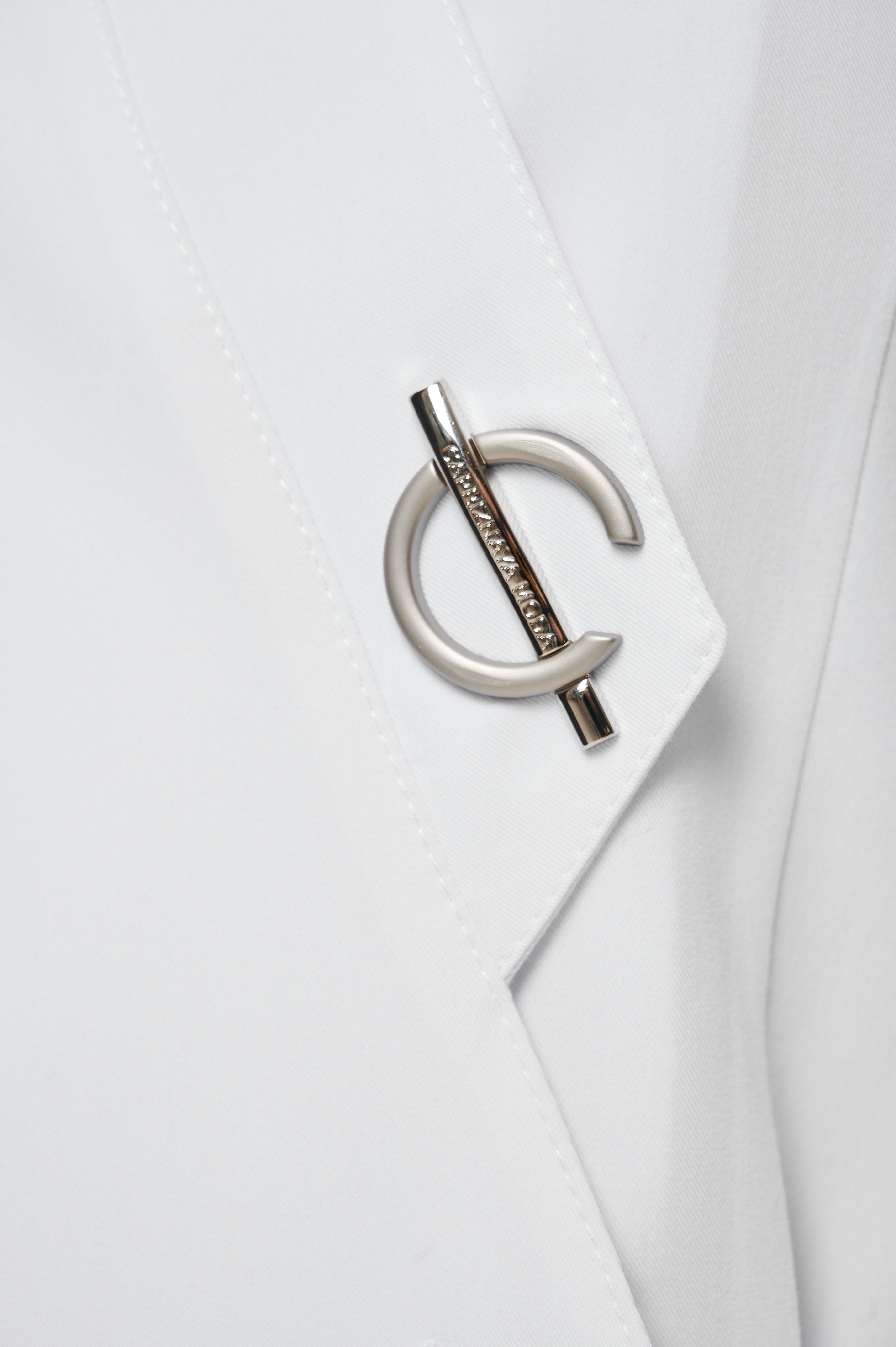 Куртка медицинская женская WD601 А Бланш (Белый, Без отделки), 66%ПЭ 30%вискоза 4%спандекс