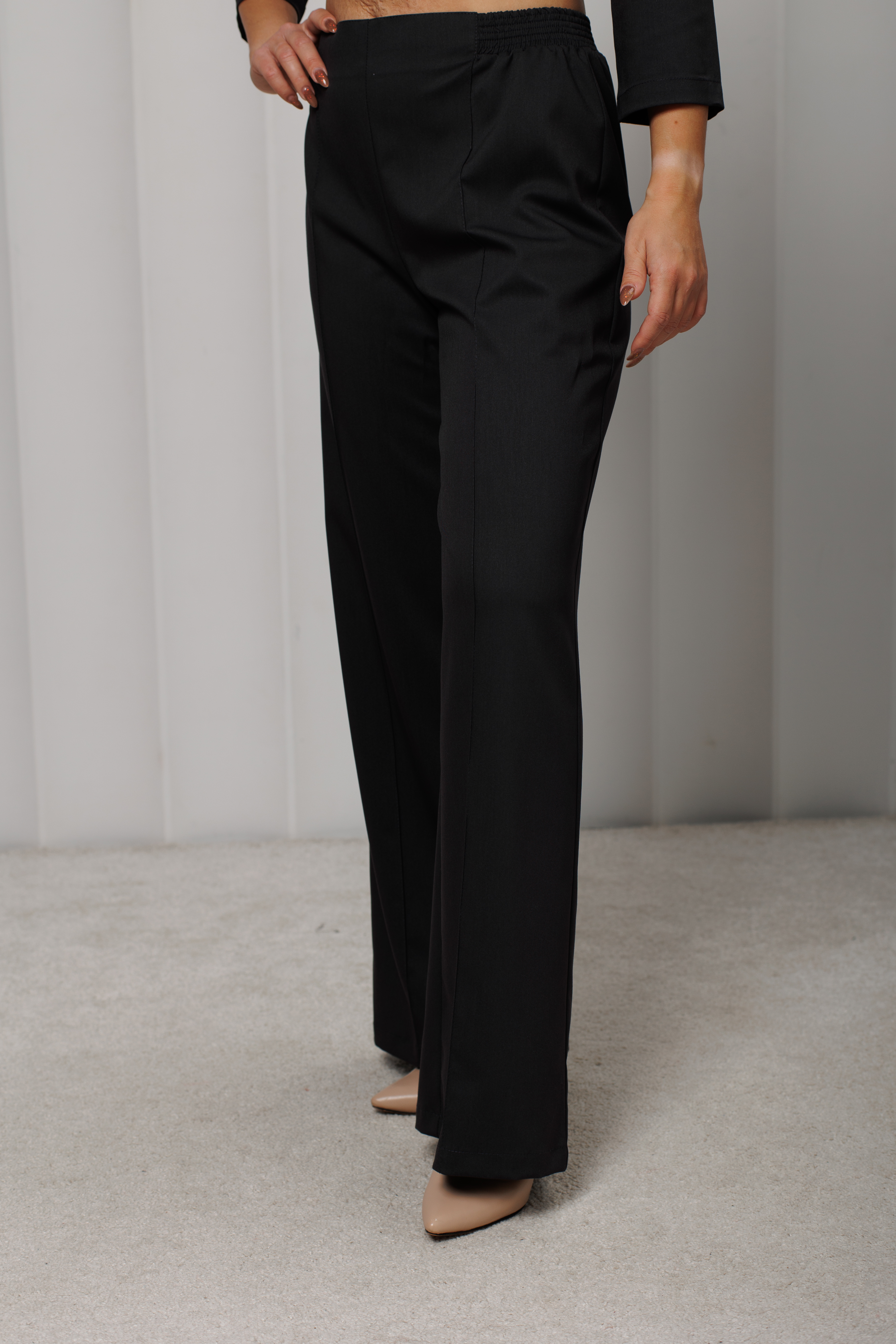 Брюки медицинские женские AP531 Дольче (Карбон 136, Без отделки), 52% вискоза, 45% полиэстер, 3% эластан