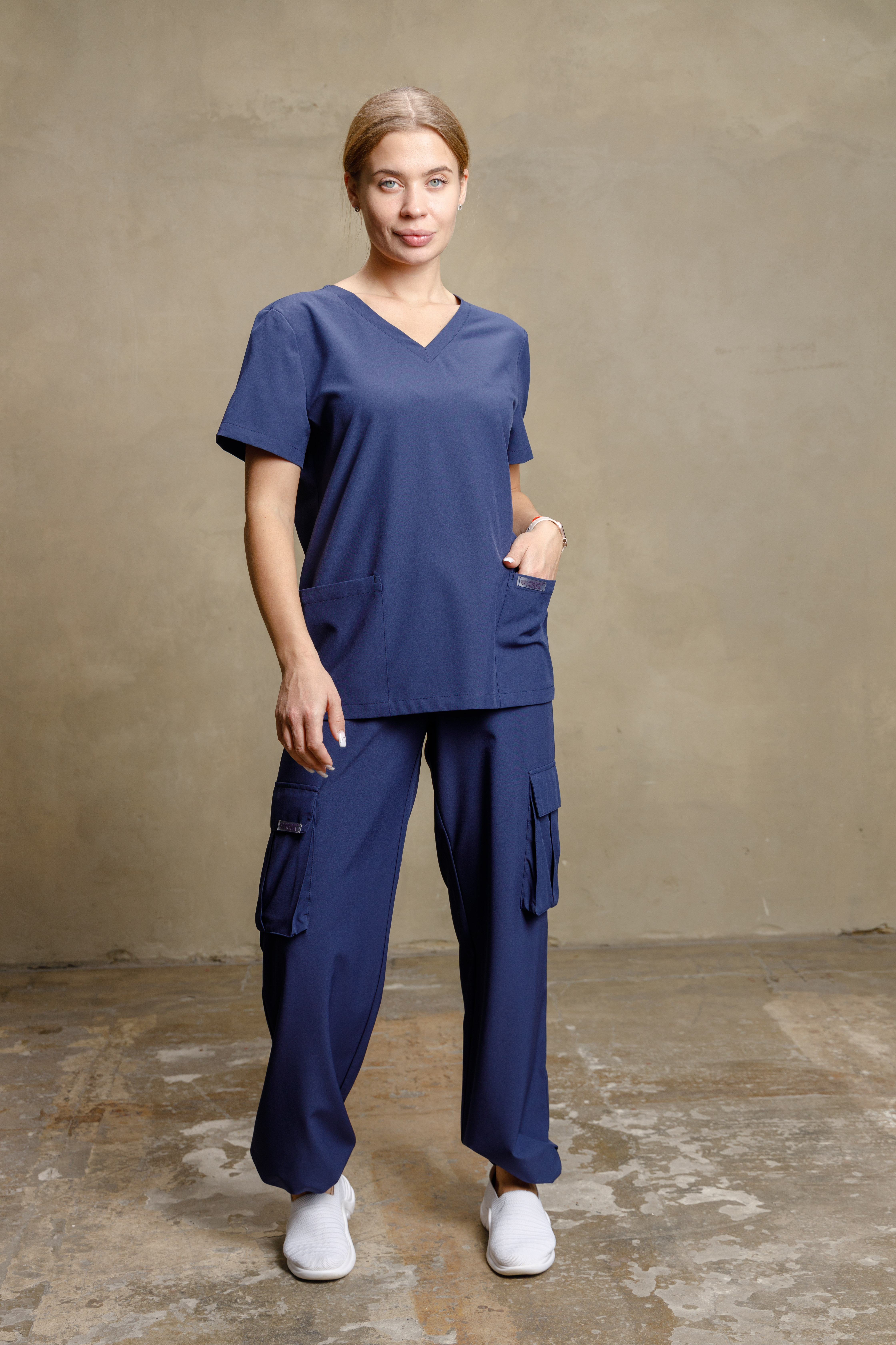 Куртка медицинская женская AP847 Кампари (Синий, Без отделки), 94% полиэстер, 6% спандэкс