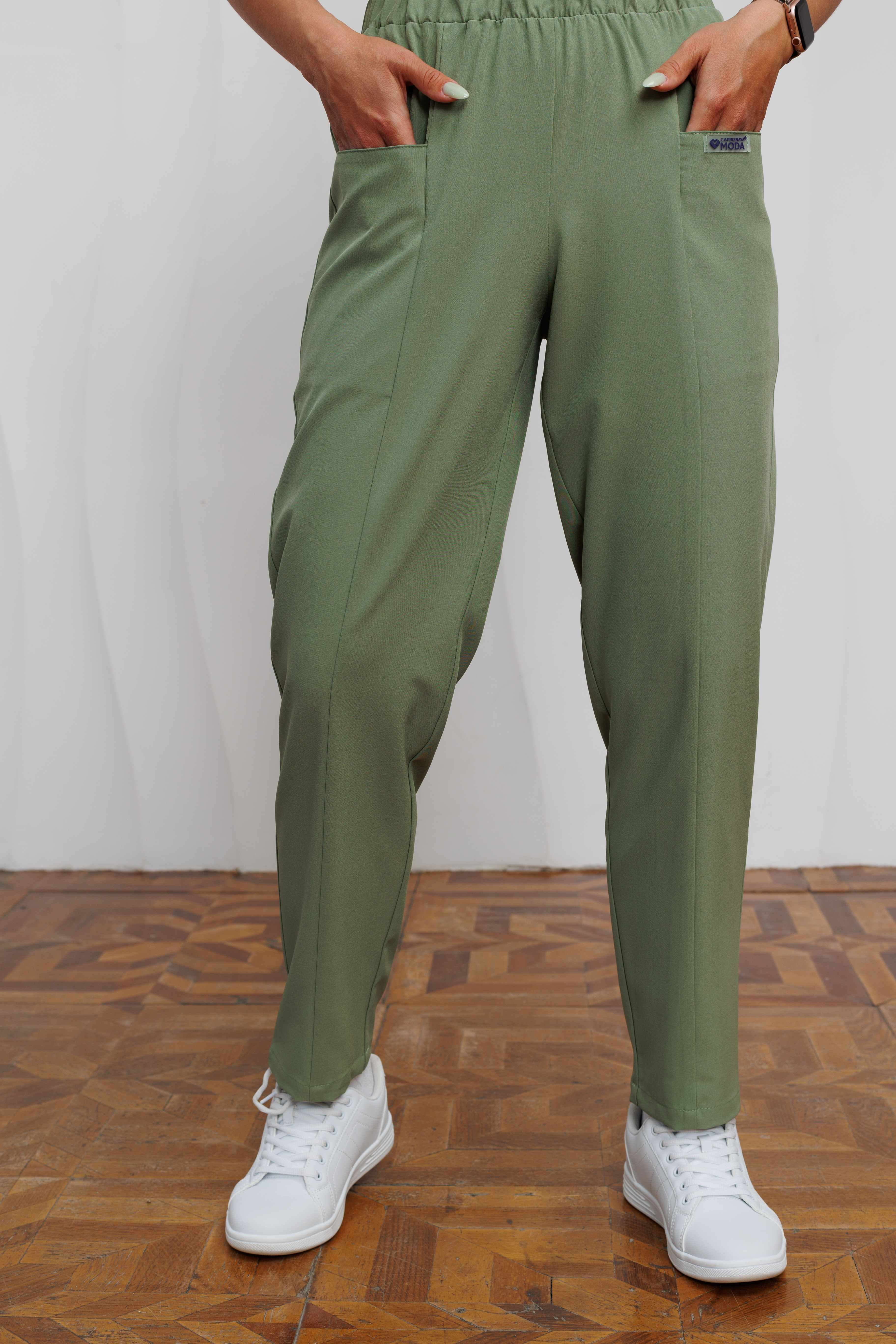 Брюки медицинские женские AP848 Кампари (Клевер, Без отделки), 94% полиэстер, 6% спандэкс