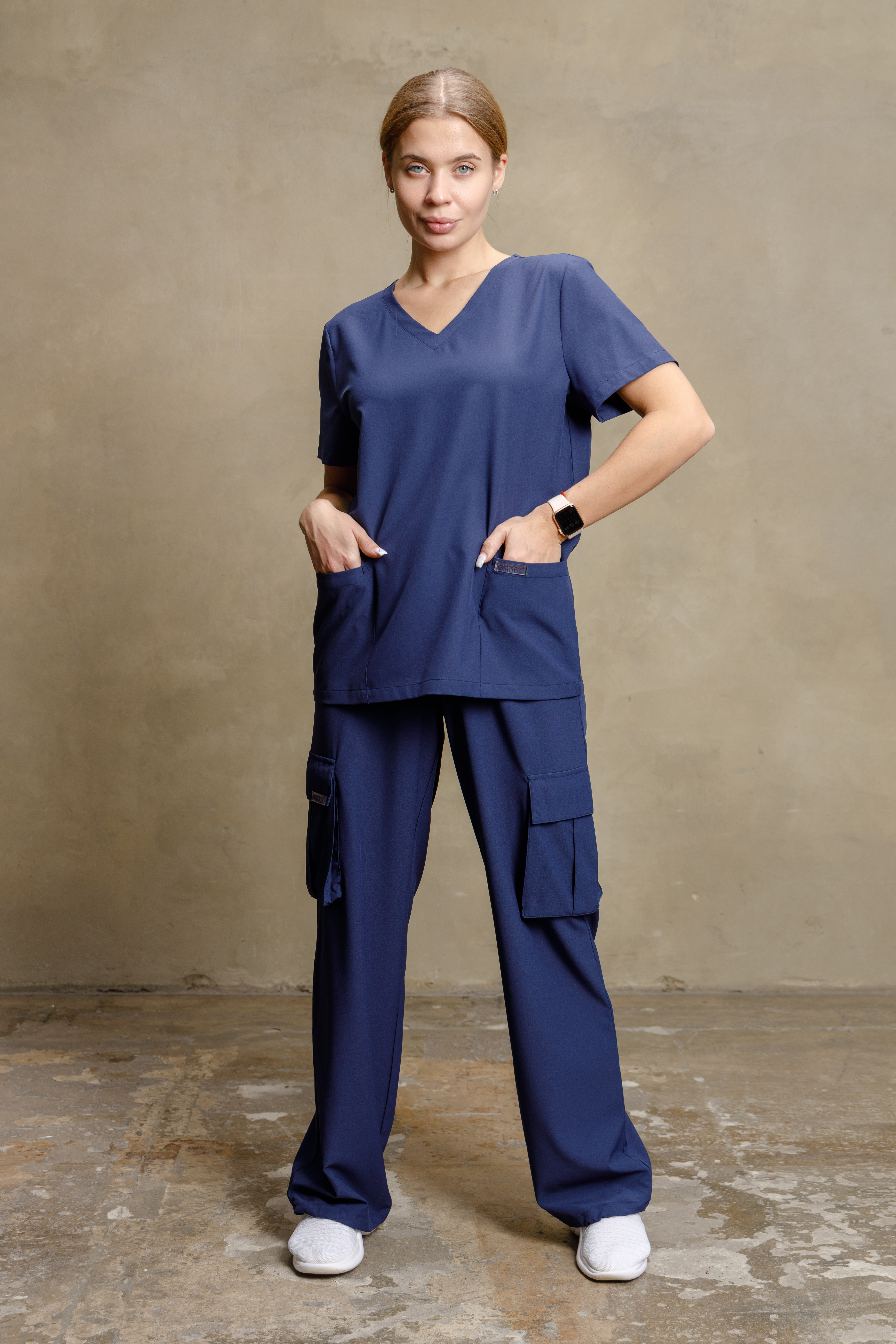 Куртка медицинская женская AP847 Кампари (Синий, Без отделки), 94% полиэстер, 6% спандэкс