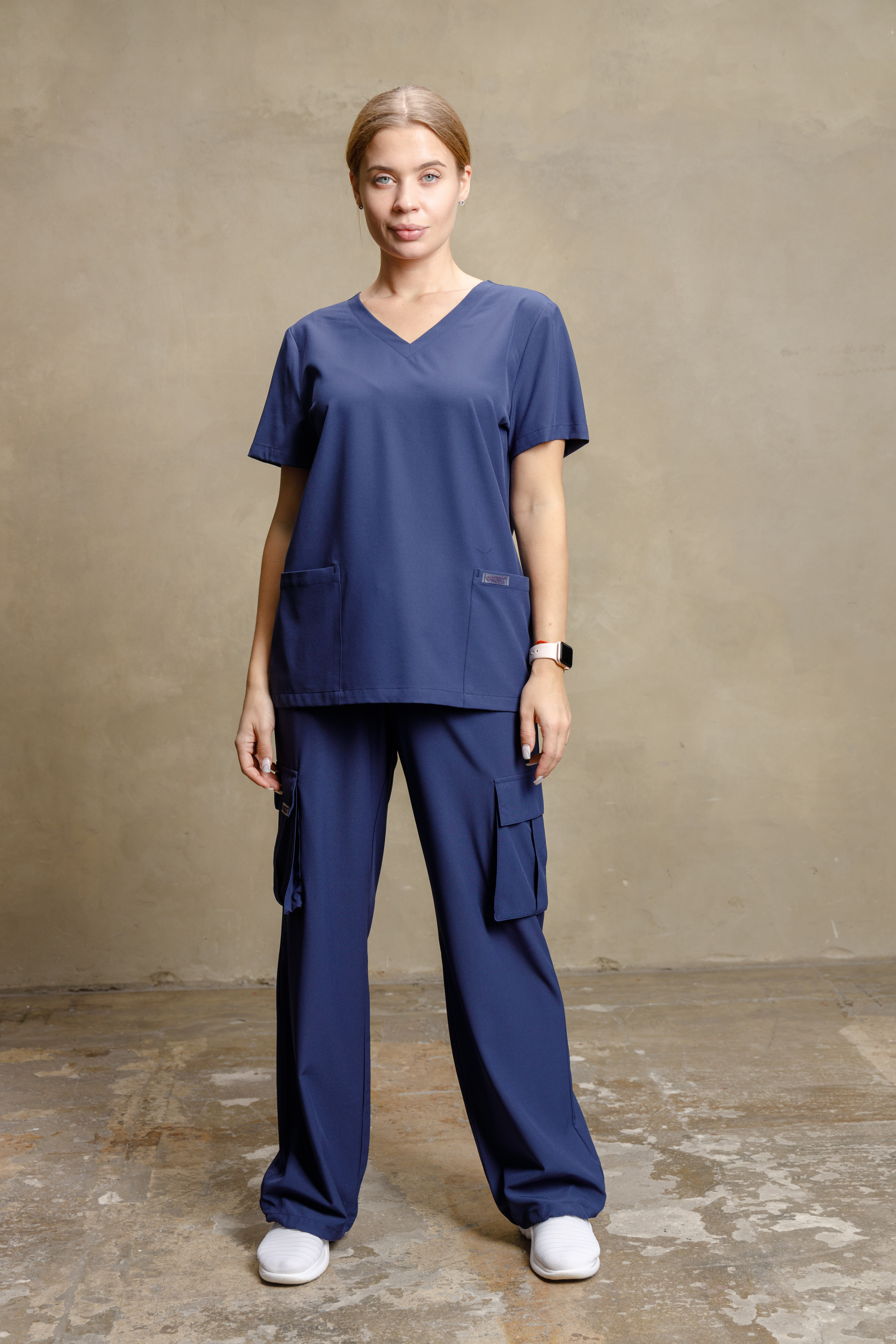 Куртка медицинская женская AP847 Кампари (Синий, Без отделки), 94% полиэстер, 6% спандэкс