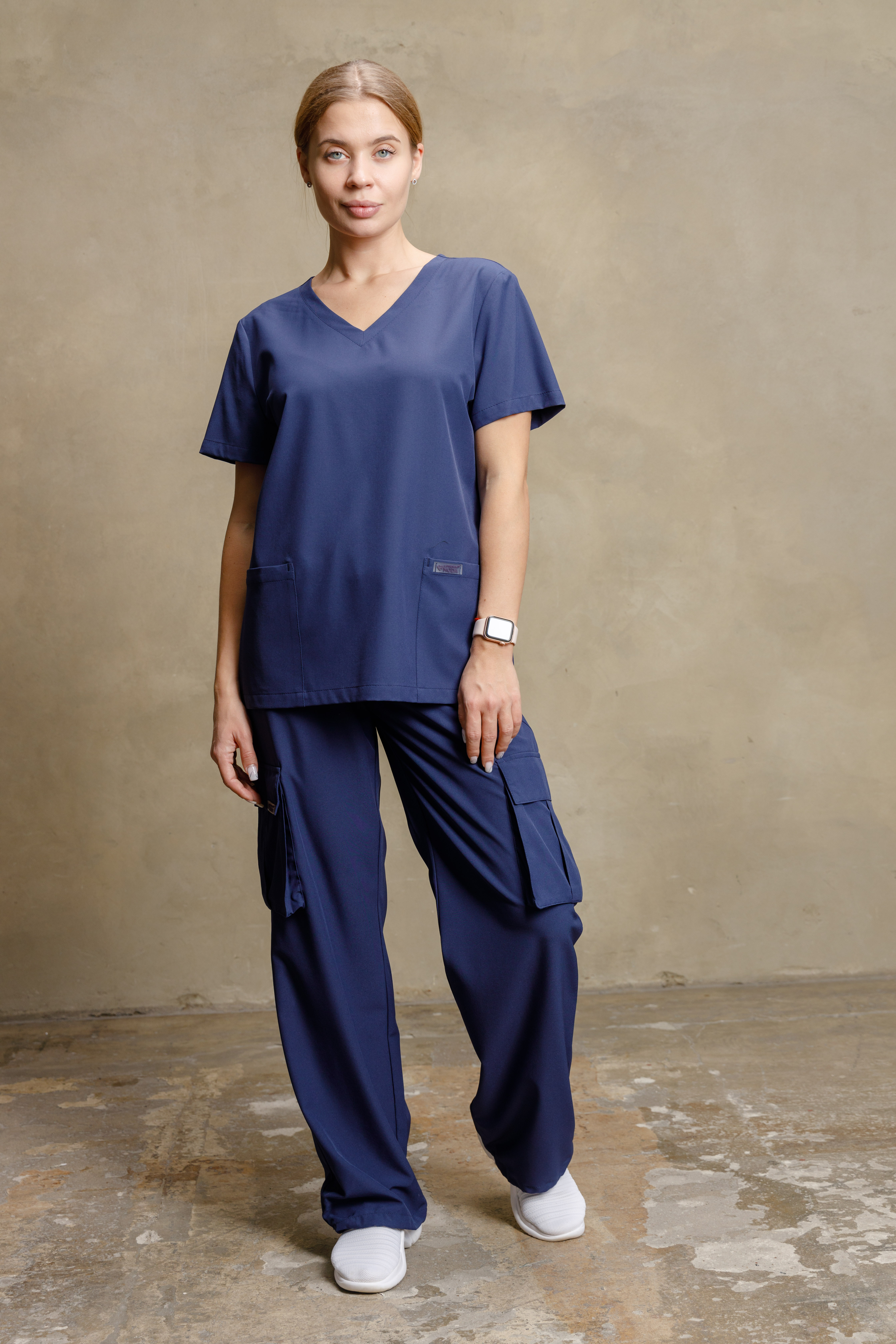 Куртка медицинская женская AP847 Кампари (Синий, Без отделки), 94% полиэстер, 6% спандэкс