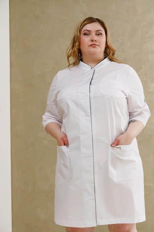 200_34 (1) Женский медицинский халат A200Б 3/4 Экстра