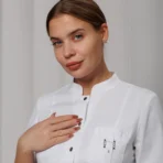 Женский медицинский халат A356У 3/4 Экстра