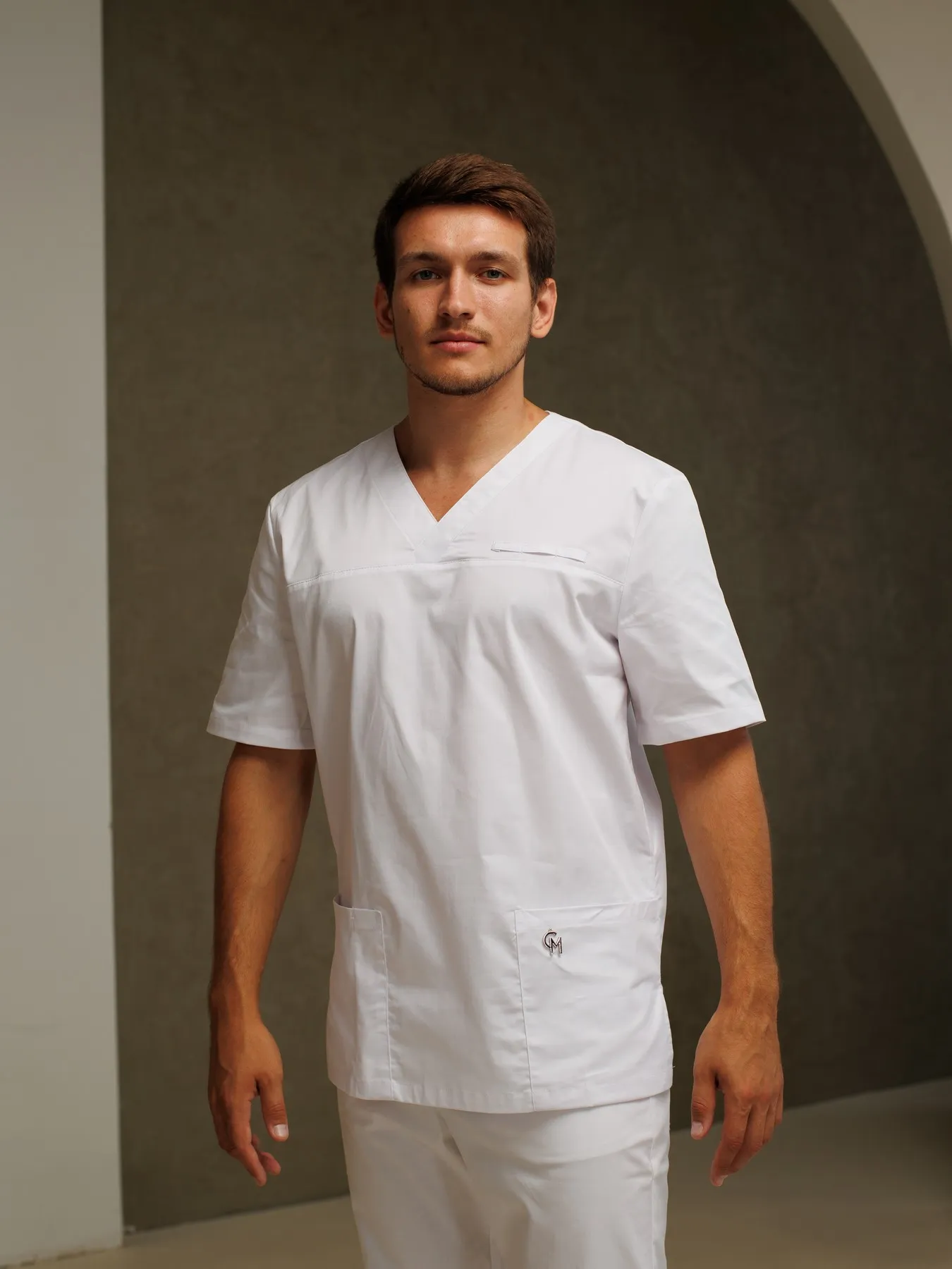 Мужской медицинский костюм CP116/CP030 Тевия