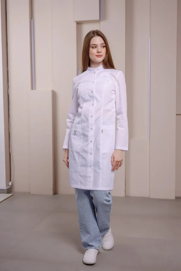 830_11 Женский медицинский халат S830 3/4 Тиси